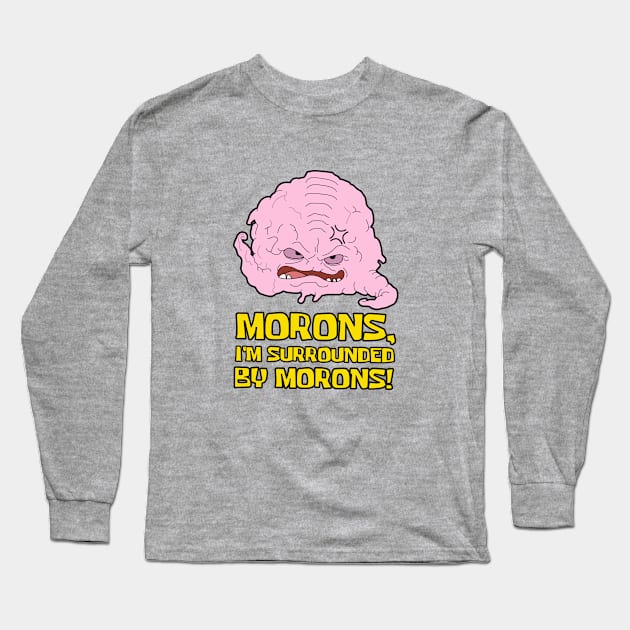 Funny Krang Long Sleeve T-Shirt by mighty corps studio